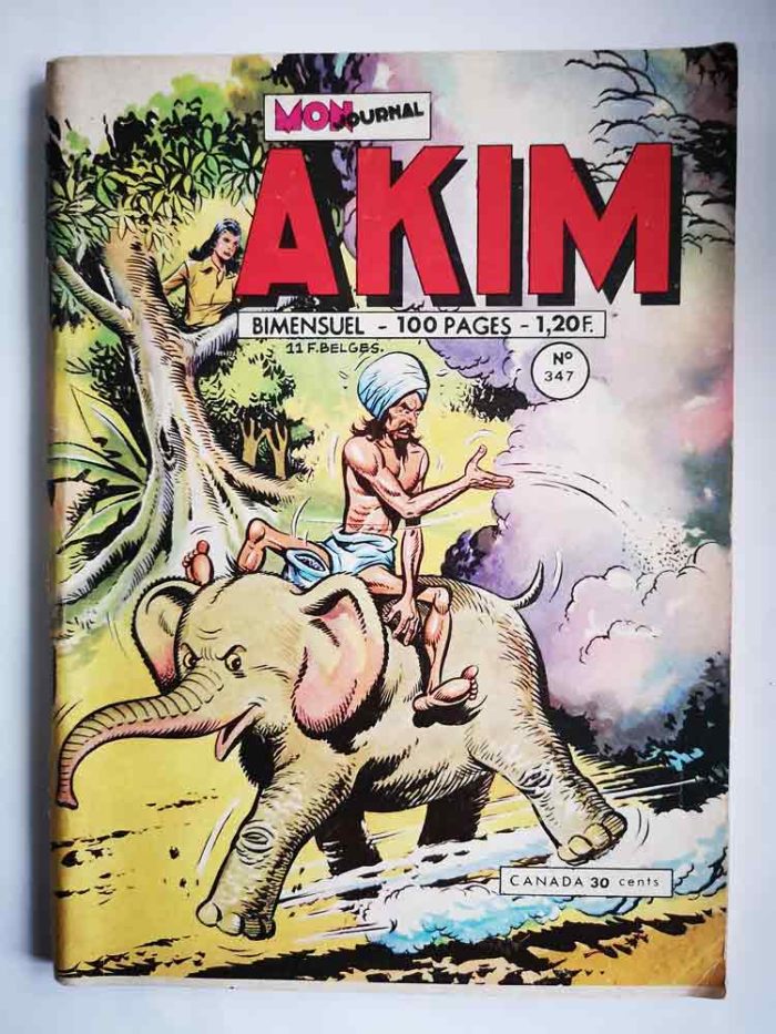 AKIM N°347 - Terreur dans la jungle - MON JOURNAL 1974