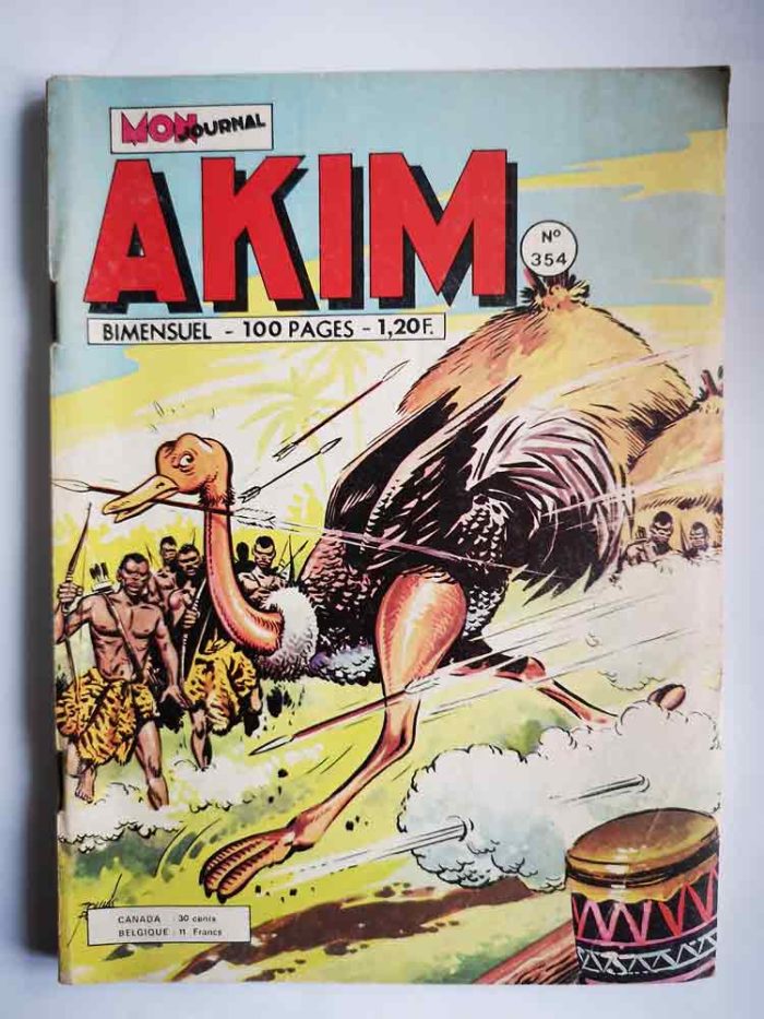 AKIM N°354 - La ville enfouie - MON JOURNAL 1974