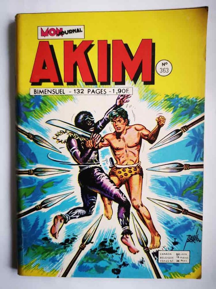 AKIM N°363 - Mourir pour Takrak - MON JOURNAL 1974