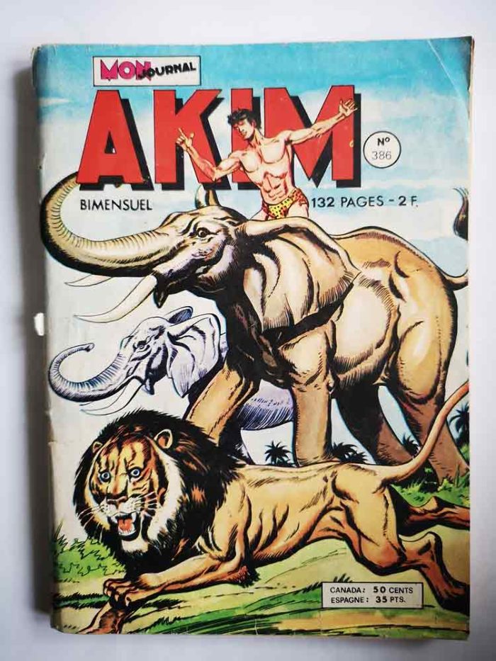 AKIM N°386 - Le piège de feu - MON JOURNAL 1975