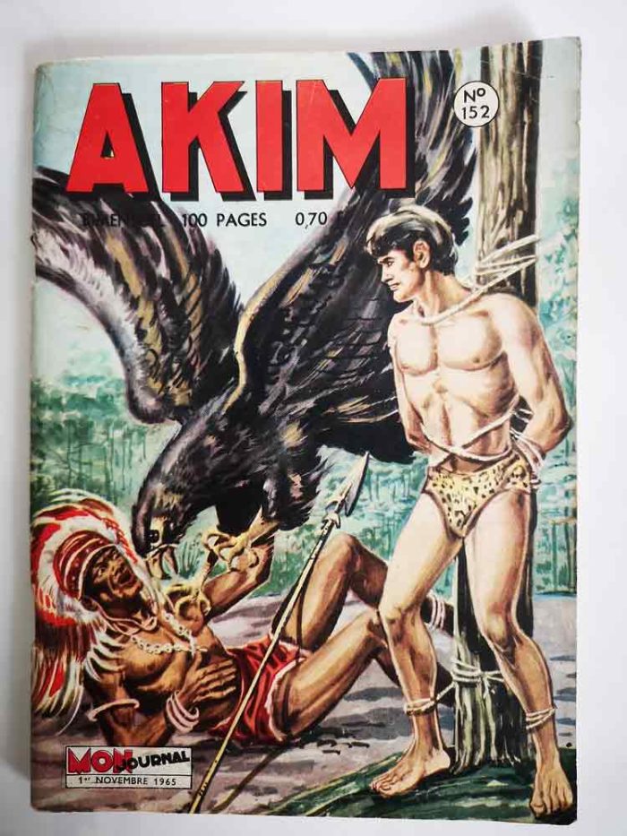 BD AKIM (1e série) N°152 - La vallée des iguanes - MON JOURNAL 1965