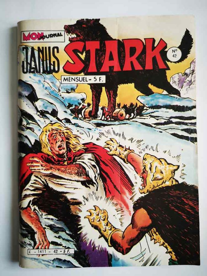 BD JANUS STARK N°42 - Le géant de Gascogne - Mon Journal 1982