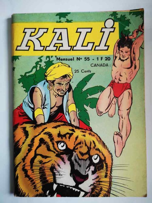 KALI Fils de la jungle N°55 – Jeunesse et Vacances 1971