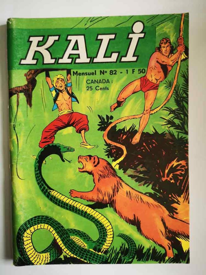 BD KALI Fils de la jungle N°82 - Jeunesse et Vacances 1973