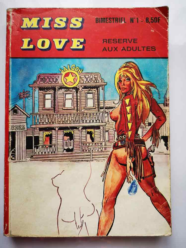 Miss Love N°1 Nadia - Editora 1980 - Bande dessinée adulte - BD érotique