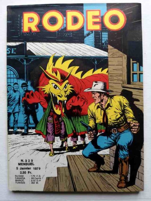 RODEO N°329 TEX WILLER  – Quartier chinois (fin) LUG 1979
