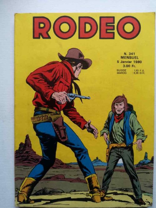 RODEO N°341 TEX WILLER – CHASSE A L’HOMME (2e partie) LUG 1980