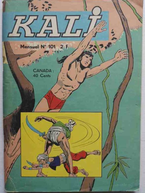 KALI Fils de la jungle N°101 – L’appel de la forêt – Jeunesse et Vacances 1974