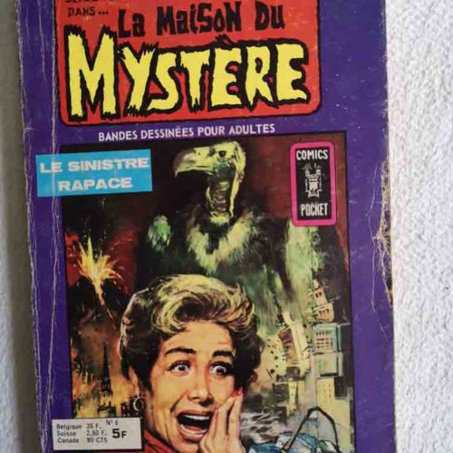 LA MAISON DU MYSTERE N°6 – Le sinistre rapace – ARTIMA 1977