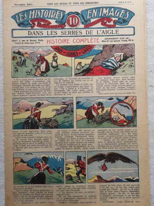 LES HISTOIRES EN IMAGES N°281 Les Serres de l’Aigle (Alpes, paysans, nourrisson)