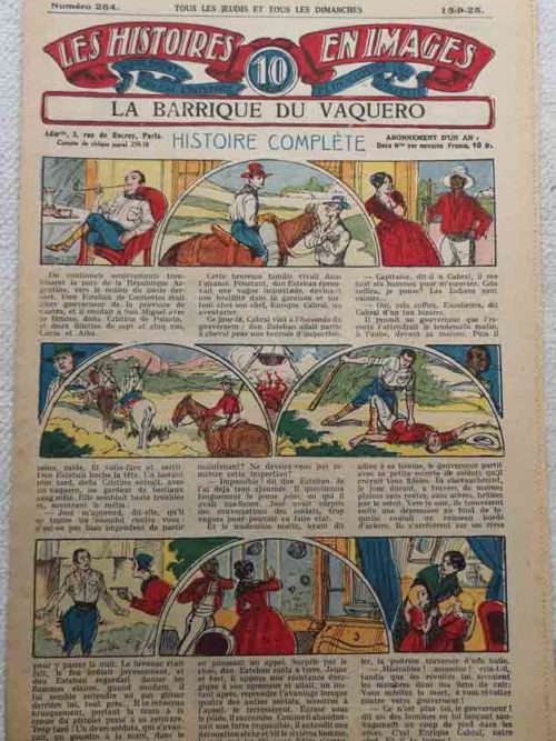 HISTOIRES EN IMAGES N°264 La Barrique du Vaquero (complot, trahison, Argentine)
