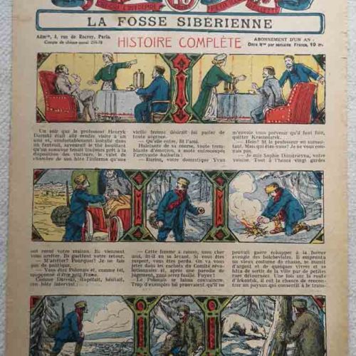 LES HISTOIRES EN IMAGES N°243 La fosse Sibérienne (2 juillet 1925)