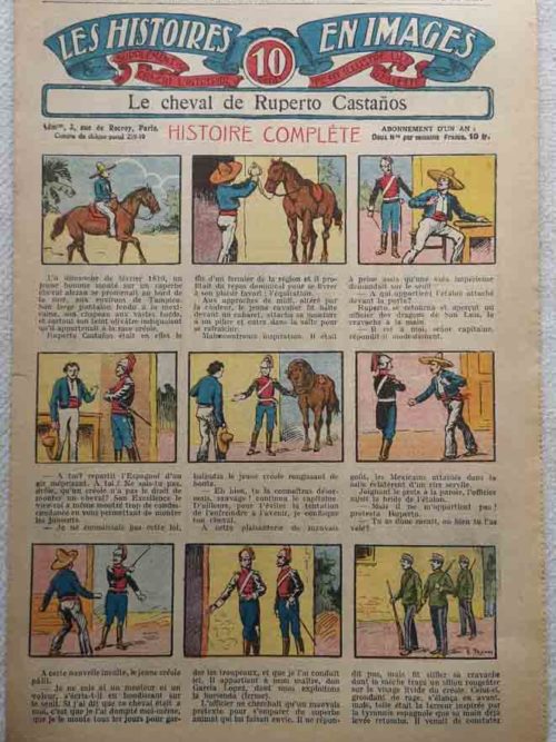 LES HISTOIRES EN IMAGES N°292 Le cheval de Ruperto Castanos (Dragon espagnol)