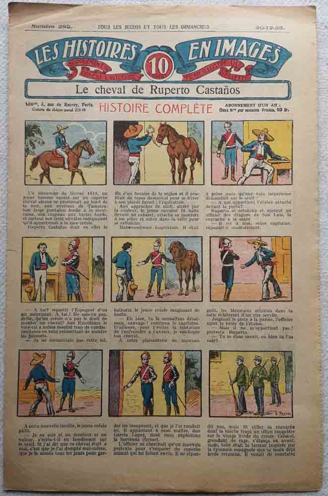 LES HISTOIRES EN IMAGES N°292 Le cheval de Ruperto Castanos (Dragon espagnol)