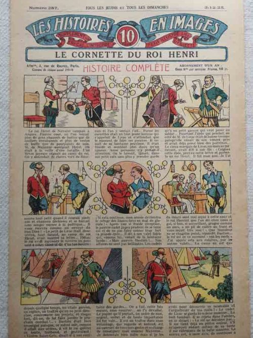 LES HISTOIRES EN IMAGES N°287 Le Cornette du roi Henri IV