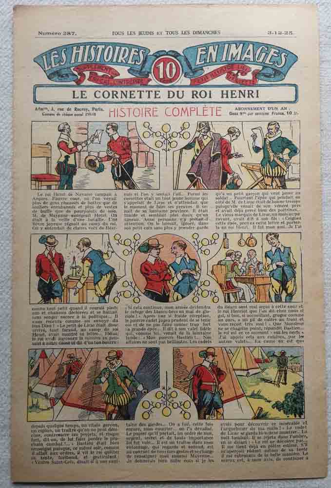 LES HISTOIRES EN IMAGES N°287 Le Cornette du roi Henri IV (Arques,Mayenne,Lirac)