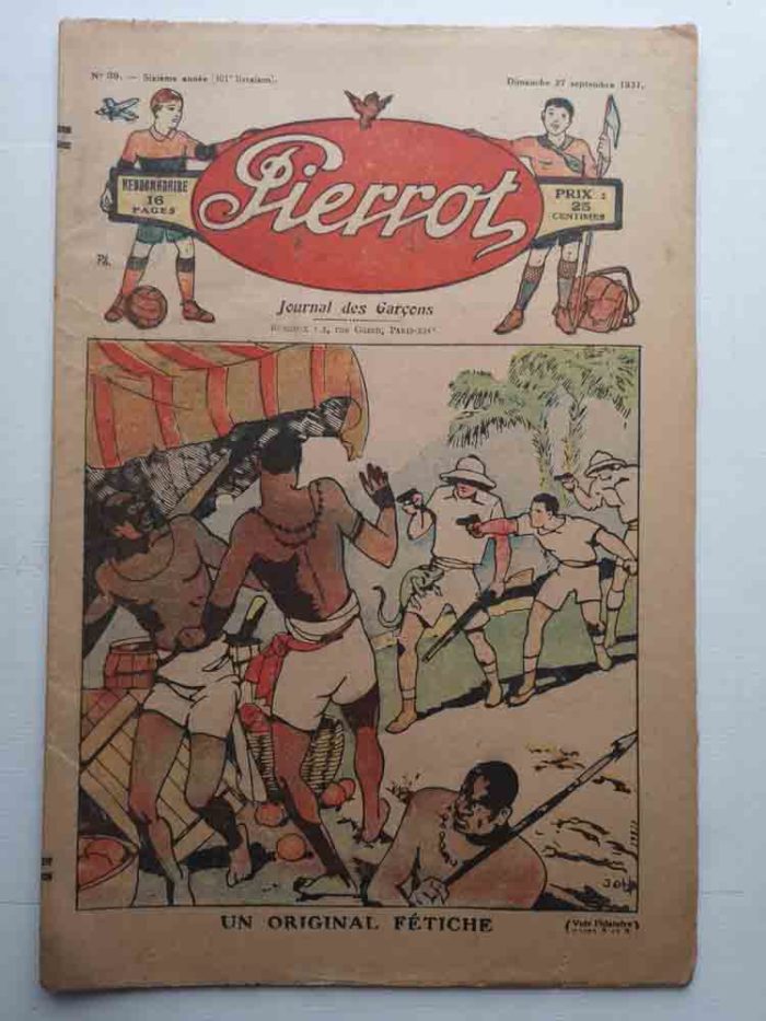 PIERROT 6e année n°39 - Un original fétiche - Montsouris 1931