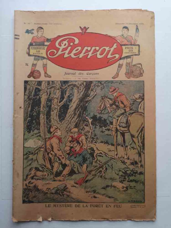 PIERROT 6e année n°50 - Le Mystère de la forêt en feu (Henri Ferran) Montsouris 1931