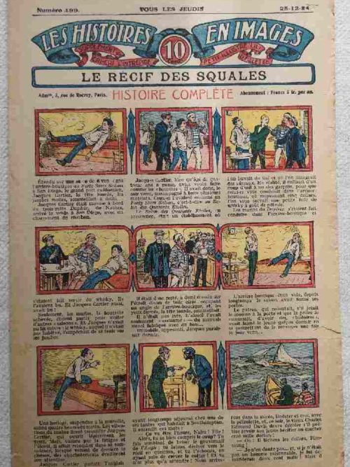 LES HISTOIRES EN IMAGES N°199 – Le récif des Squales (Marins – Voleurs – enlèvement) SPE 1924