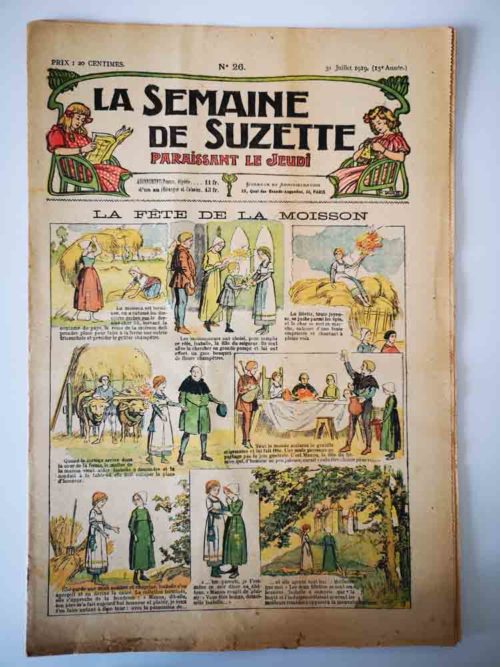 La Semaine de Suzette 15e année n°26 (1919) – La Fête de la Moisson