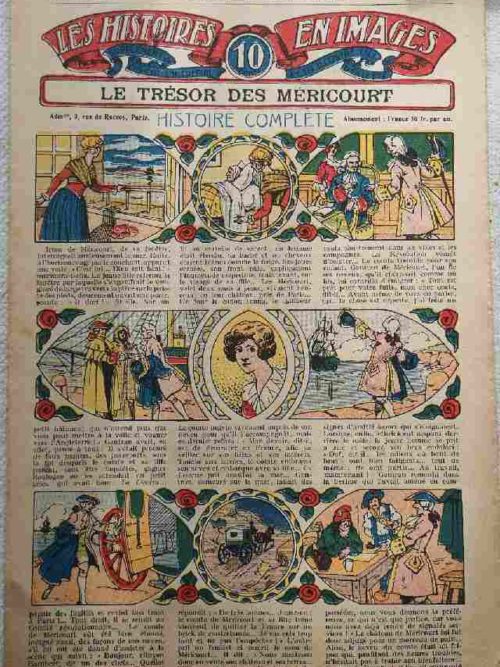 LES HISTOIRES EN IMAGES N°210 Le trésor des Méricourt (Révolution française – Noblesse – Trahison) SPE 1925