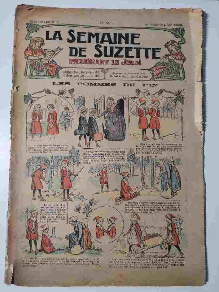 La Semaine de Suzette 10e année n°2 (1914) Les pommes de pin