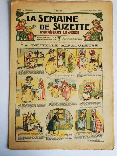 La Semaine de Suzette 15e année n°32 (1919) – La dentelle miraculeuse (Raymond de la Nézière)