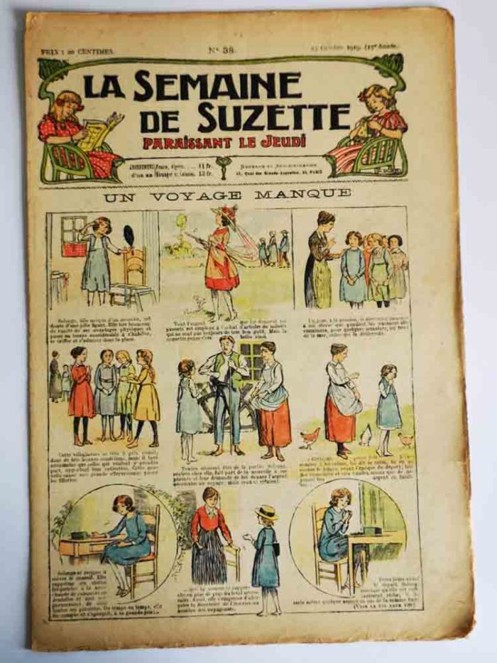 La Semaine de Suzette 15e année n°38 (1919) - Solange, la coquette (Guydo)