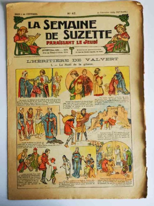La Semaine de Suzette 15e année n°47 (1919) L’héritière de Valvert (Henri Thiriet)