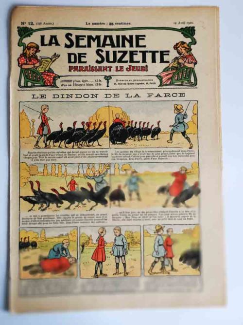La Semaine de Suzette 16e année n°12 (1920) Le dindon de la farce