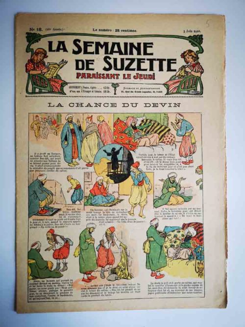 La Semaine de Suzette 16e année n°18 (1920) La chance du devin (conte)