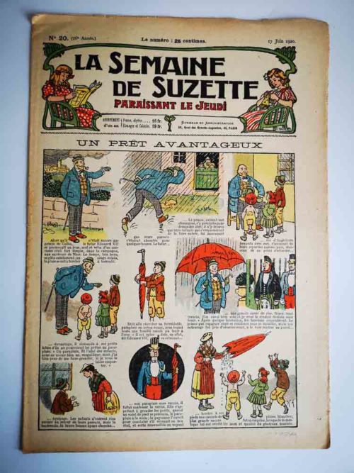 La Semaine de Suzette 16e année n°20 (1920) Un prêt avantageux (Henri Avelot)