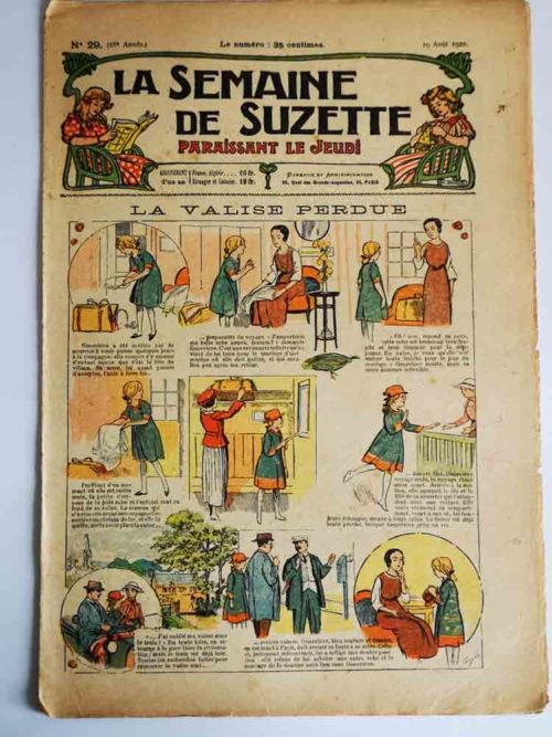 La Semaine de Suzette 16e année n°29 (1920) La valise perdue (Guydo)