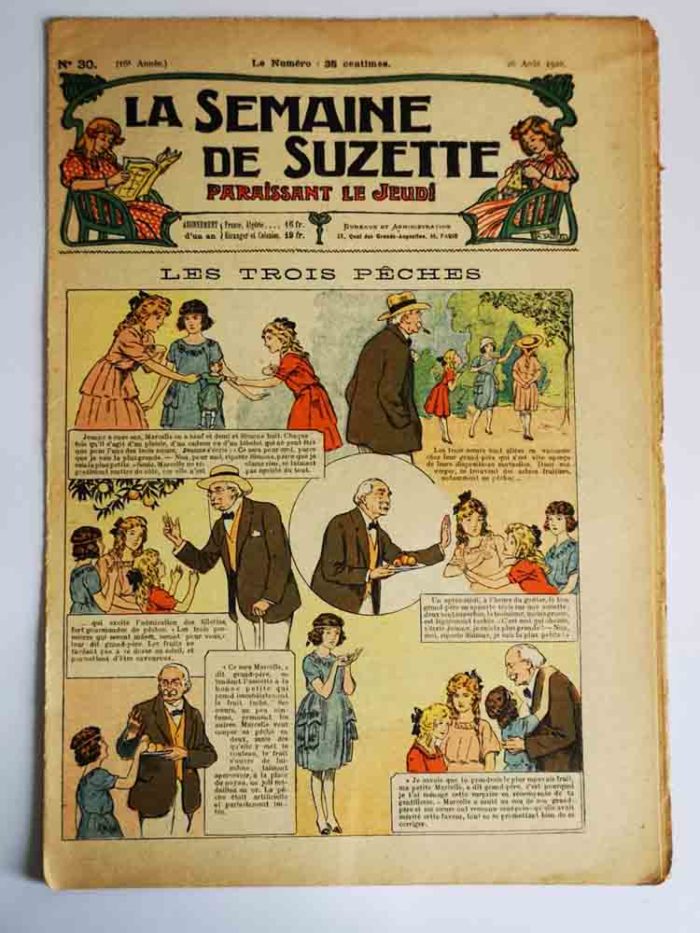 La Semaine de Suzette 16e année n°30 (1920) Les Trois Pêches