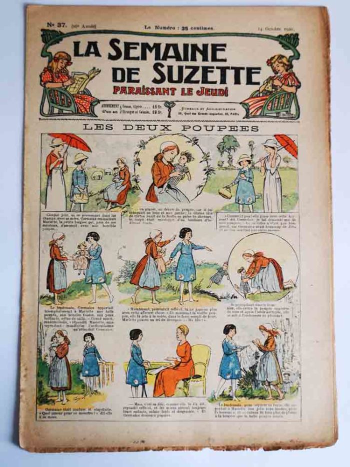 La Semaine de Suzette 16e année n°37 (1920) Les deux poupées (Guydo)
