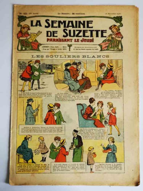 La Semaine de Suzette 16e année n°42 (1920) Les souliers blancs – Bleuette
