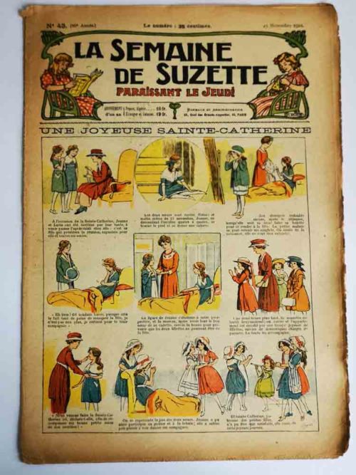 La Semaine de Suzette 16e année n°43 (1920) Une joyeuse Sainte Catherine (Guydo)