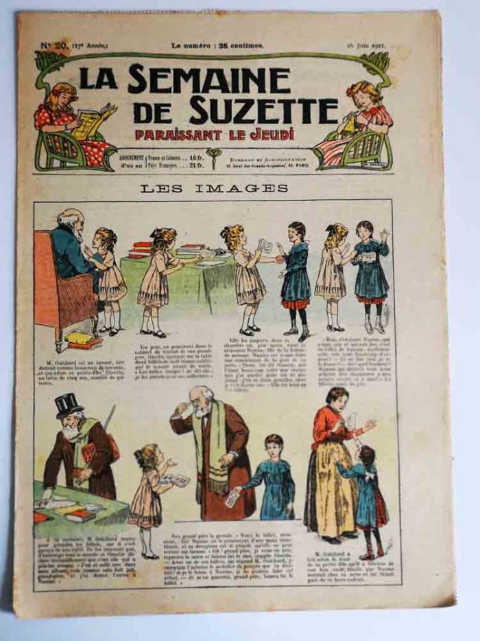 La Semaine de Suzette 17e année n°20 (16 juin 1921) Les images