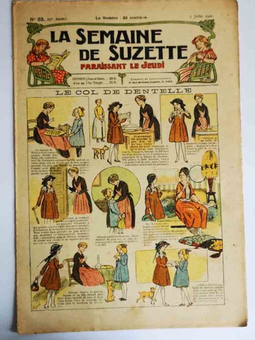 La Semaine de Suzette 17e année n°23 (1921) Le col de dentelle (Guydo)