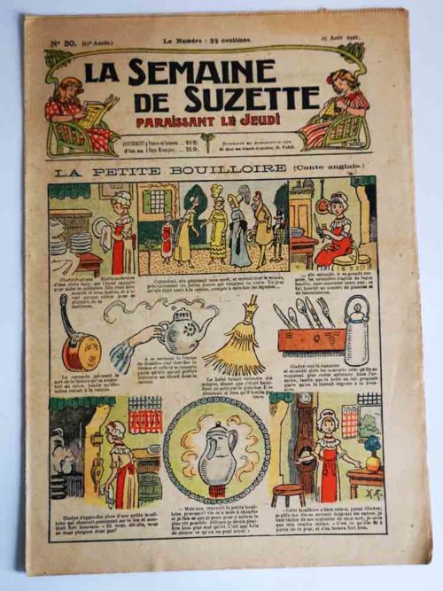La Semaine de Suzette 17e année n°30 (1921) La petite bouilloire (conte anglais)