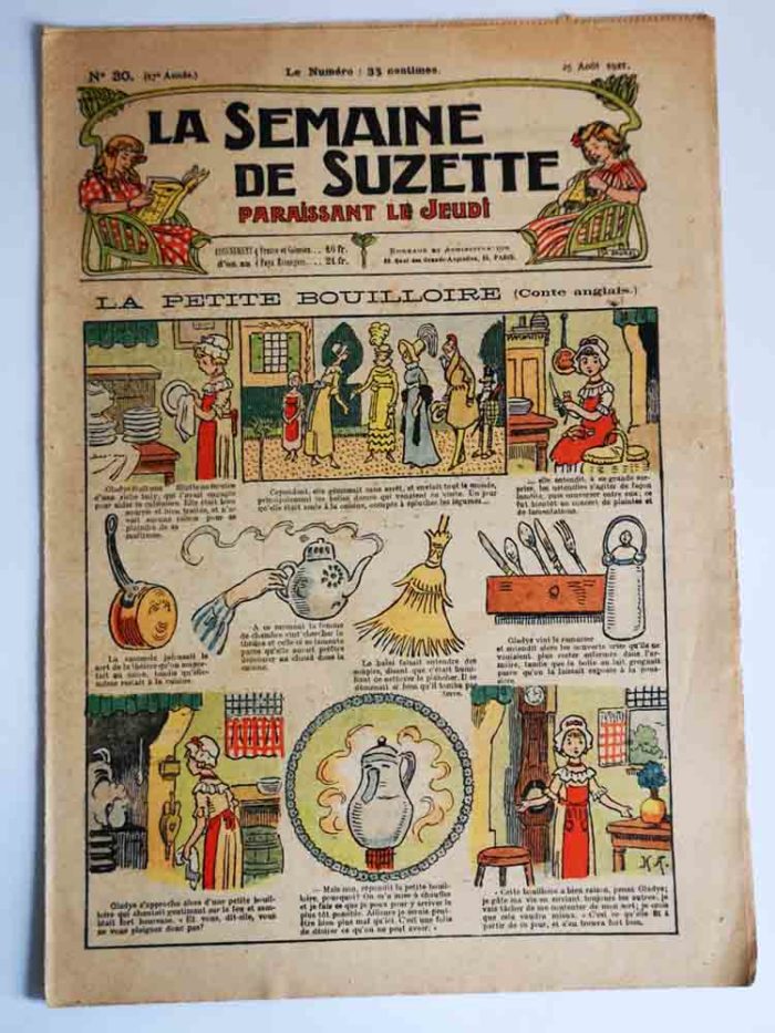 La Semaine de Suzette 17e année n°30 (25 août 1921) La petite bouilloire (conte anglais)