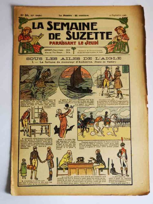 La Semaine de Suzette 17e année n°34 (1921) Sous les ailes de l’aigle (Henry Morin)
