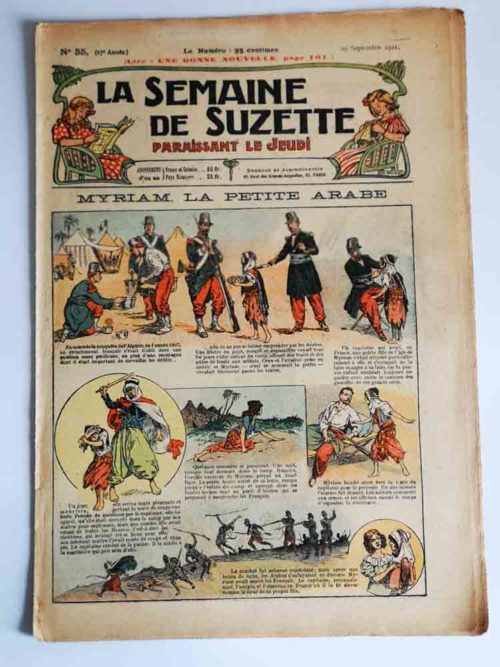 La Semaine de Suzette 17e année n°35 (1921) La petite arabe – Henri Thiriet