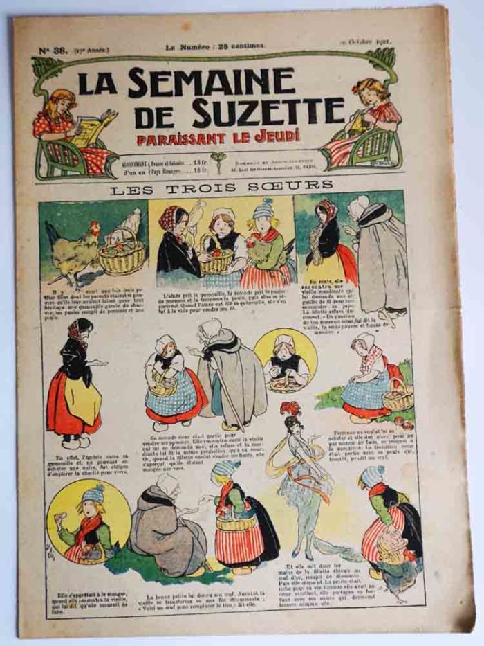 La Semaine de Suzette 17e année n°38 (1921) Les trois sœurs (Edouard Zier)