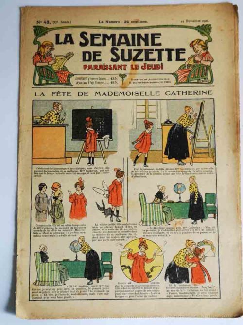 La Semaine de Suzette 17e année n°43 (1921) Melle Catherine (Henry Morin)