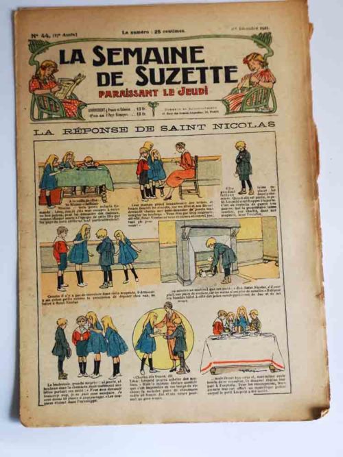 La Semaine de Suzette 17e année n°44 (1921) Réponse de Saint Nicolas (Ferdinand Raffin)