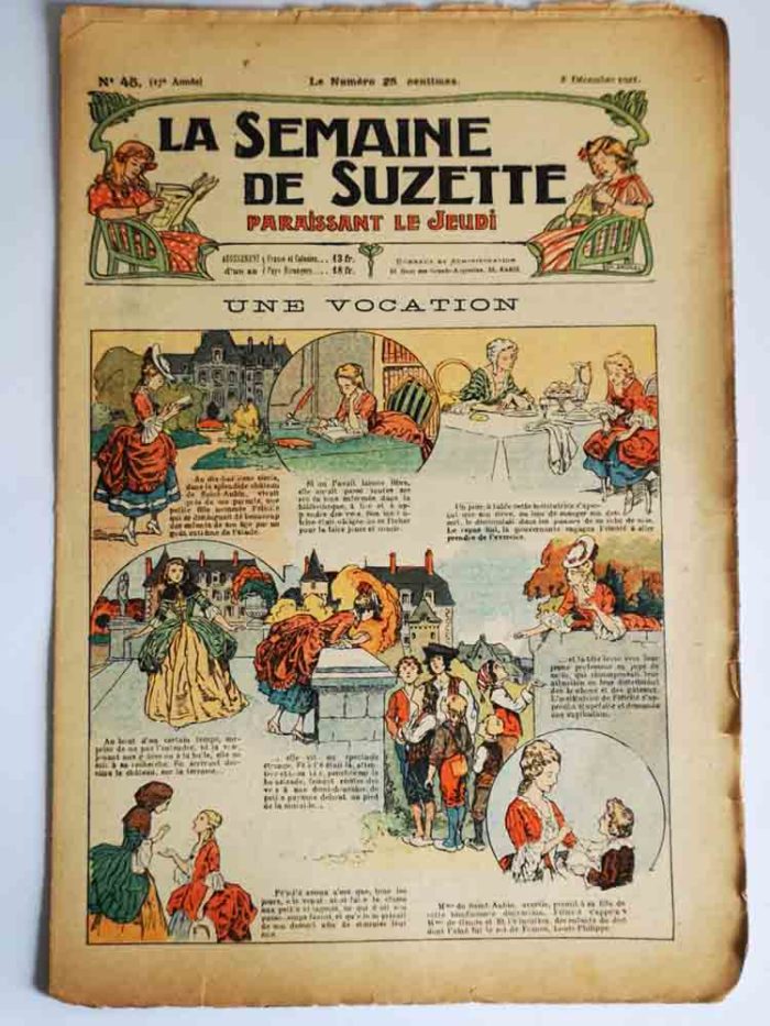 La Semaine de Suzette 17e année n°45 (1921) Une vocation (Henri Thiriet)