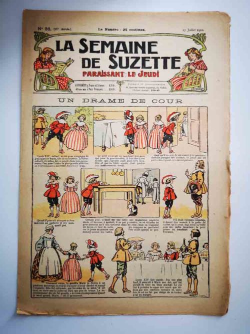 La Semaine de Suzette 18e année n°26 (1922) Un drame de cour (Raymond de la Nézière)