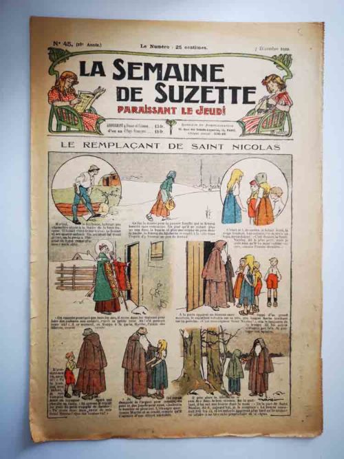 La Semaine de Suzette 18e année n°45 (1922) Le remplaçant de Saint Nicolas