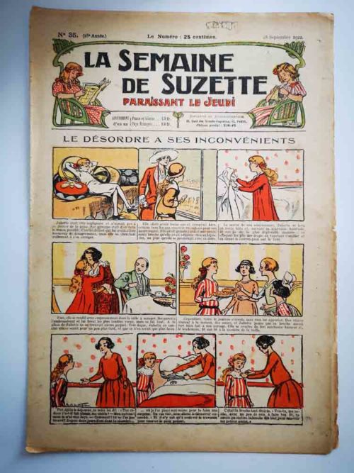 La Semaine de Suzette 18e année n°35 (1922) Le désordre (Raymond de la Nézière)